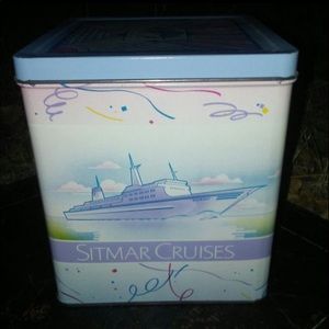 Vintage Sitmar Cruise Tin